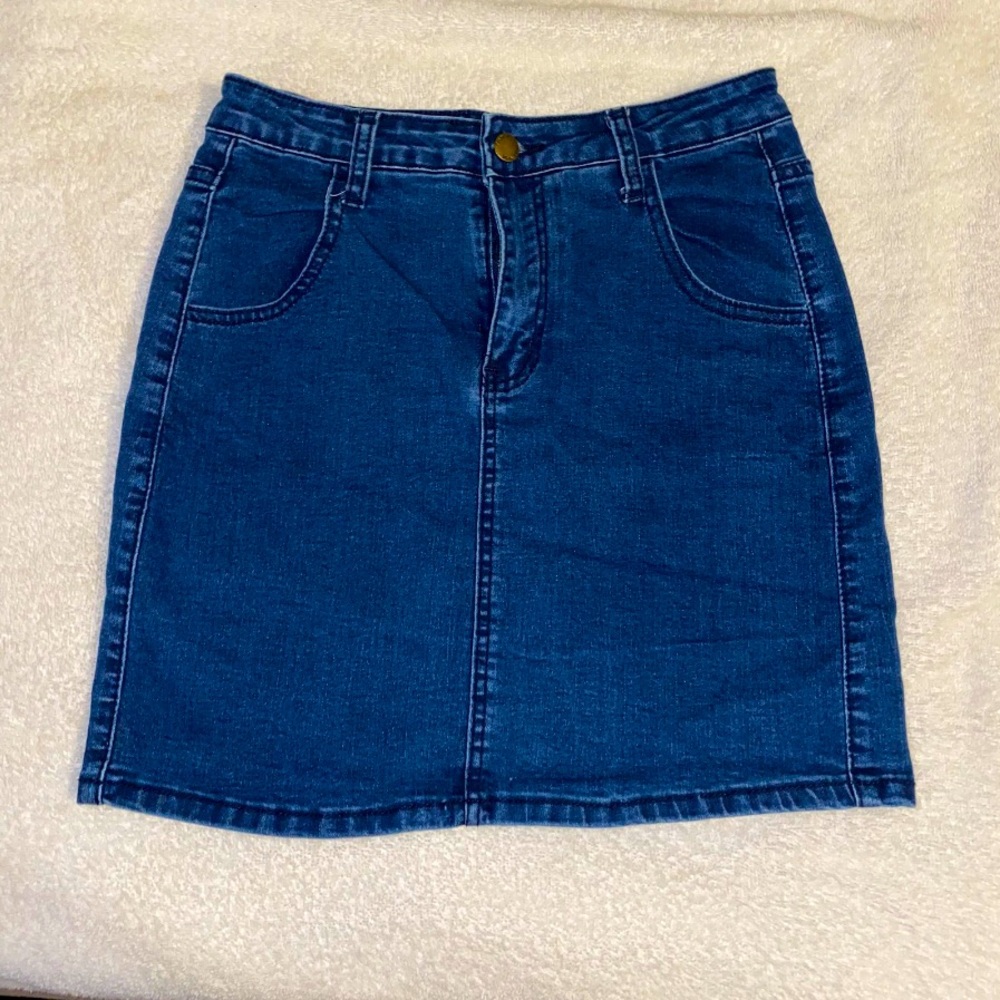 Denim Mini Skirt